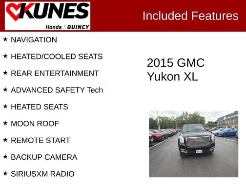 Onyx Black 2015 GMC Yukon XL Denali