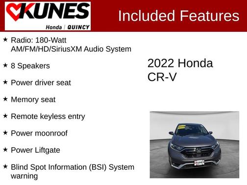 Charcoal 2022 Honda CR-V EX-L