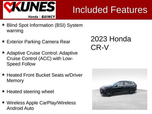 Black 2023 Honda CR-V Hybrid Sport Touring