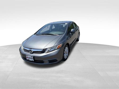 Gray 2012 Honda Civic EX