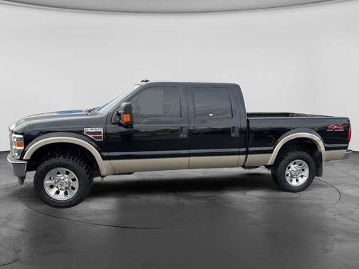 Black 2008 Ford F-350 Lariat Super Duty