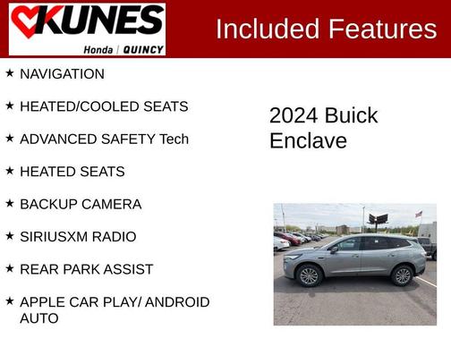 Moonstone Gray Metallic 2024 Buick Enclave Premium