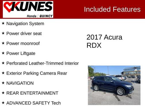Blue 2017 Acura RDX