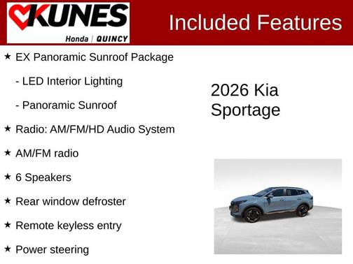 Heritage Blue 2026 Kia Sportage Hybrid EX
