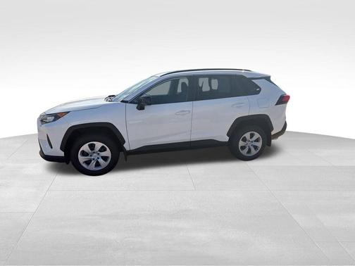 White 2019 Toyota RAV4 LE