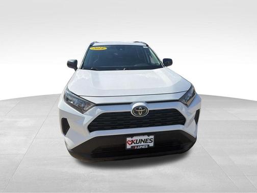 White 2019 Toyota RAV4 LE