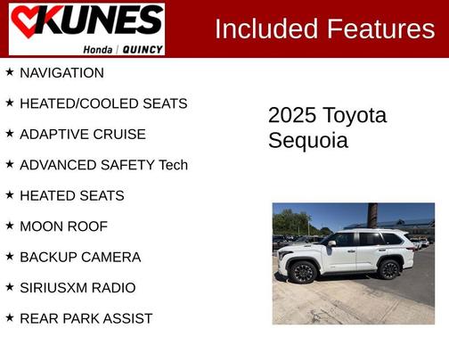 Pearl 2025 Toyota Sequoia Limited