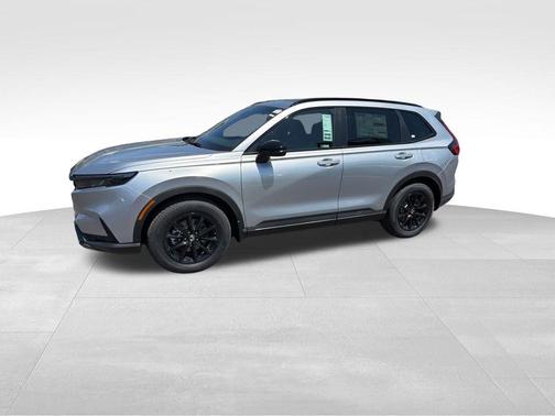 Solar Silver Metallic 2026 Honda CR-V Hybrid Sport-L