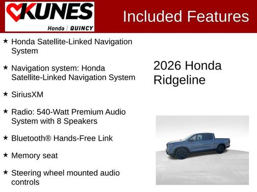 Sonic Gray Pearl 2026 Honda Ridgeline Black Edition