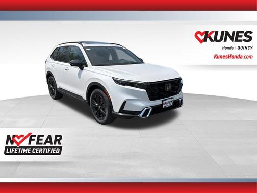 Platinum White Pearl 2026 Honda CR-V Hybrid Sport Touring