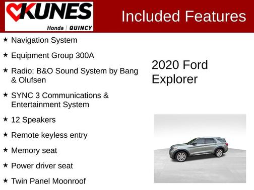 Silver Spruce Metallic 2020 Ford Explorer Limited