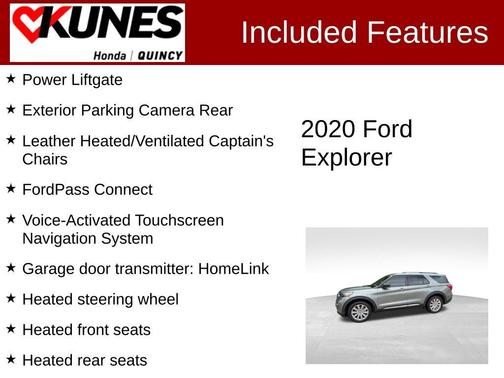Silver Spruce Metallic 2020 Ford Explorer Limited