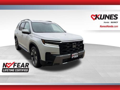 Platinum White 2026 Honda Pilot Elite