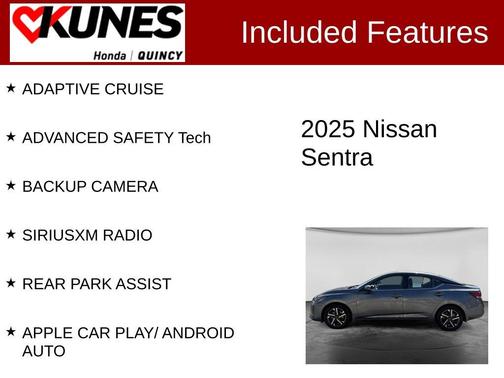 Gun Metallic 2025 Nissan Sentra SV