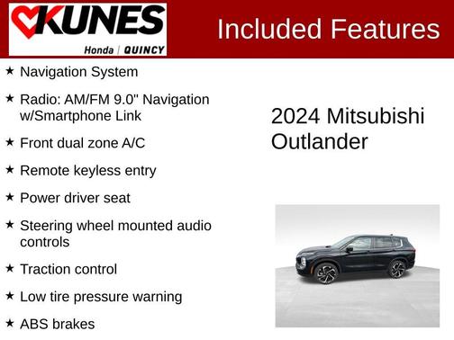 Labrador Black Pearl 2024 Mitsubishi Outlander SE