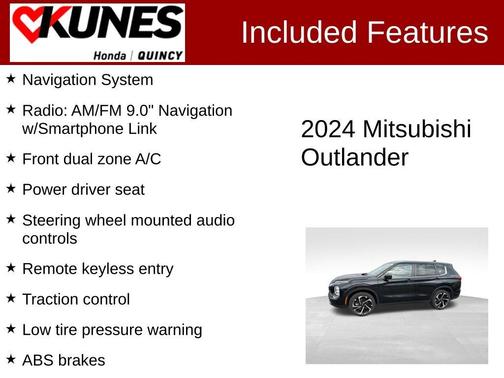Labrador Black Pearl 2024 Mitsubishi Outlander SE