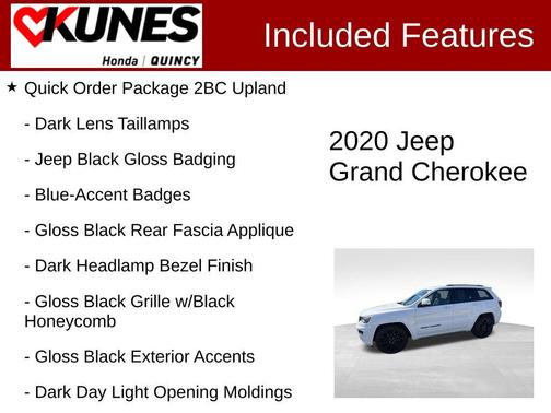 Bright White Clearcoat 2020 Jeep Grand Cherokee Altitude