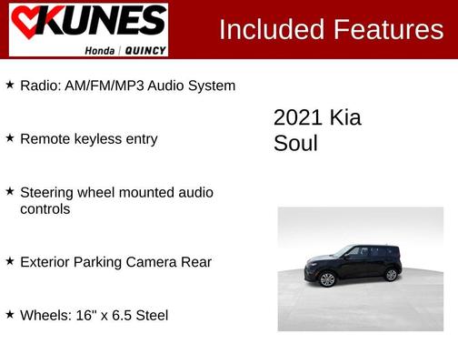 Cherry Black 2021 Kia Soul LX