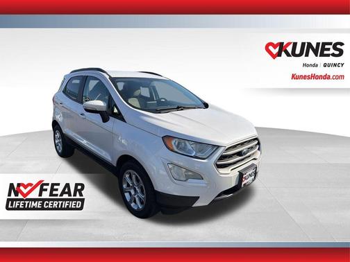 White Platinum 2020 Ford EcoSport SE