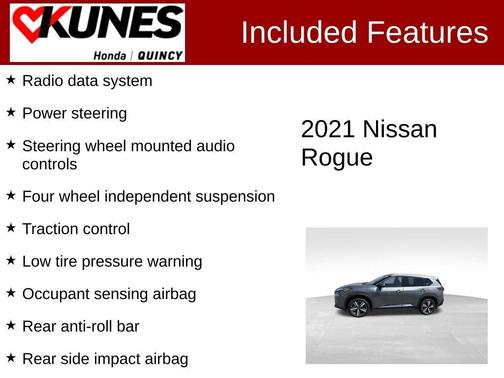 Gun Metallic 2021 Nissan Rogue SL