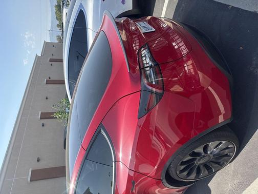 Red Multi-Coat 2023 Tesla Model Y Performance Dual Motor All-Wheel Drive