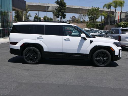 Serenity White 2026 Hyundai SANTA FE HEV Calligraphy