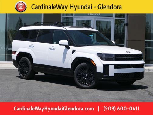Serenity White 2026 Hyundai SANTA FE HEV Calligraphy