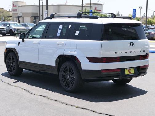 Serenity White 2026 Hyundai SANTA FE HEV Calligraphy