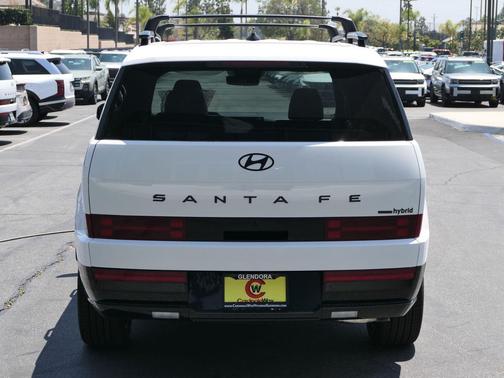 Serenity White 2026 Hyundai SANTA FE HEV Calligraphy