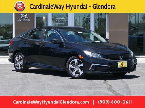 Crystal Black Pearl 2019 Honda Civic LX