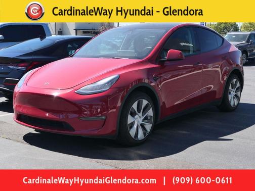 Red Multi-Coat 2023 Tesla Model Y Long Range Dual Motor All-Wheel Drive