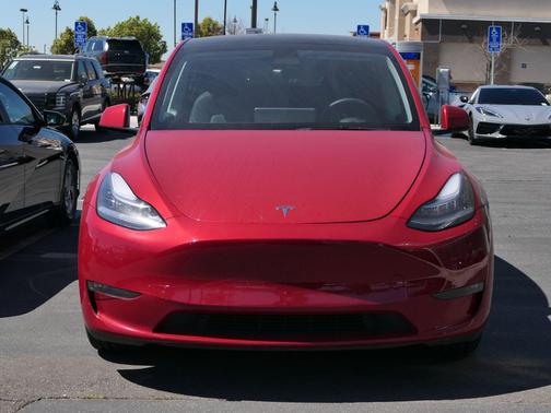 Red Multi-Coat 2023 Tesla Model Y Long Range Dual Motor All-Wheel Drive