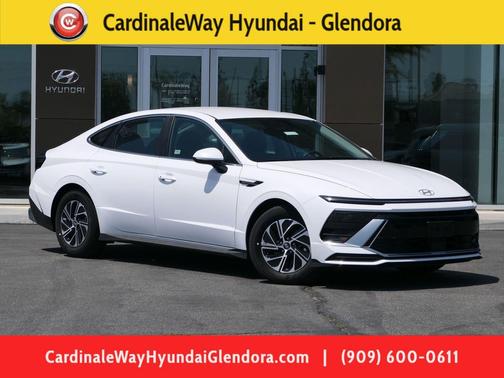 Serenity White 2026 Hyundai SONATA Hybrid Base