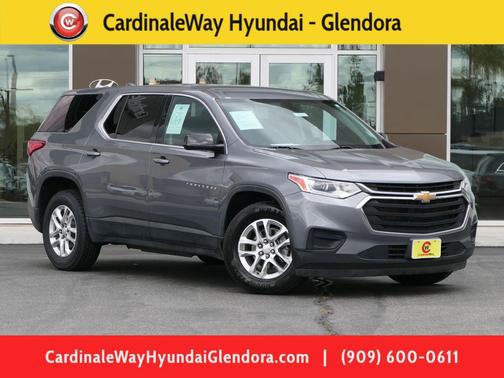 Satin Steel Metallic 2021 Chevrolet Traverse LS