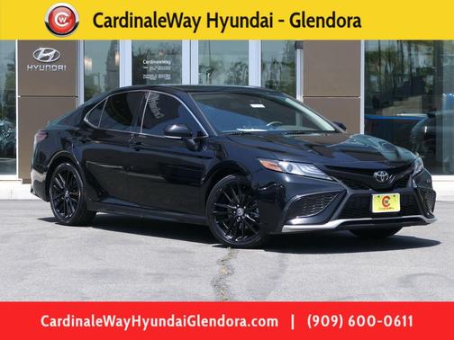 Midnight Black Metallic 2023 Toyota Camry XSE