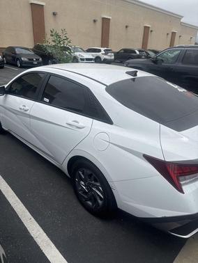 Serenity White 2024 Hyundai ELANTRA HEV Blue