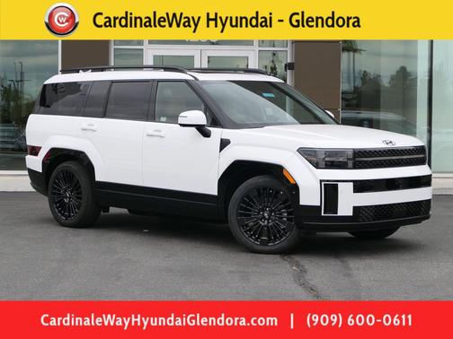 Serenity White 2026 Hyundai SANTA FE HEV Calligraphy