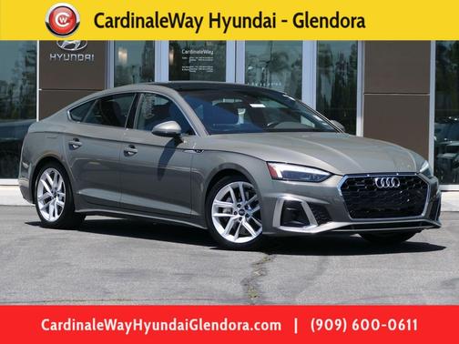 White 2024 Audi A5 Sportback 45 S Line Premium Plus