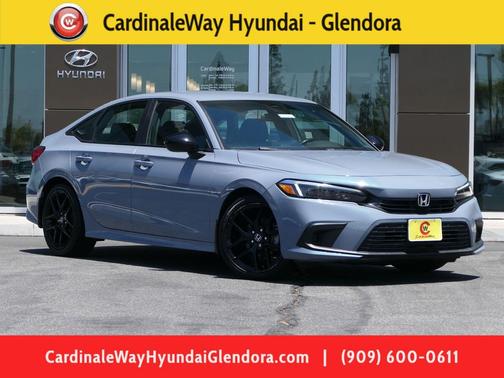 Grey 2022 Honda Civic Sport