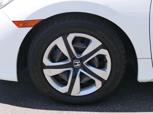 Taffeta White 2017 Honda Civic LX