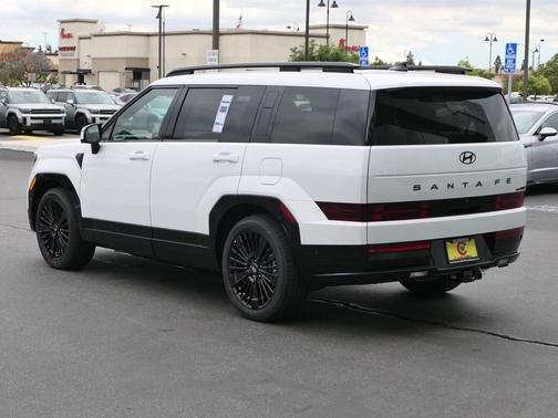 Serenity White 2026 Hyundai SANTA FE HEV Calligraphy