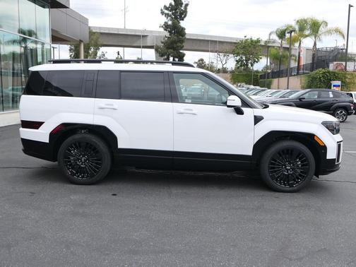 Serenity White 2026 Hyundai SANTA FE HEV Calligraphy