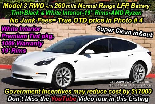 2022 Tesla Model 3 Base