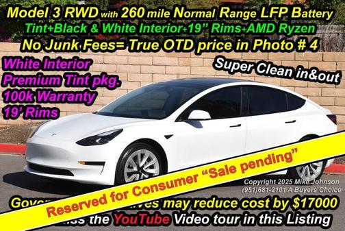 2022 Tesla Model 3 Base