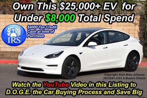 2022 Tesla Model 3 Standard Range