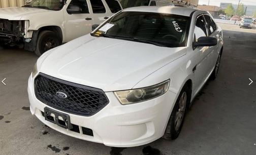 White 2015 Ford Sedan Police Interceptor Base