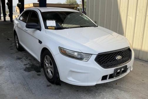 White 2015 Ford Sedan Police Interceptor Base