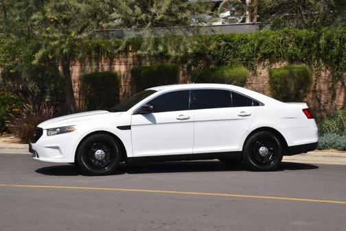 White 2015 Ford Sedan Police Interceptor Base