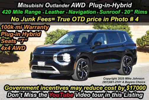 2023 Mitsubishi Outlander PHEV SE