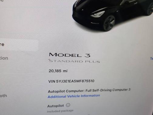 2021 Tesla Model 3 Standard Range Plus